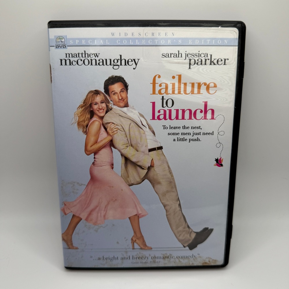 Failure to Launch DVD Special Collector's Edition McConaughey Parker Rom-Com